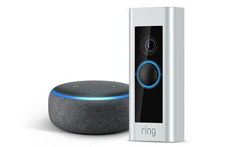 Ring Video Doorbell Pro and an Alexa enabled device